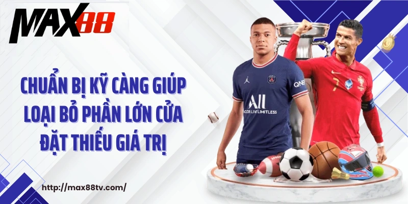 Chuẩn bị kỹ càng giúp loại bỏ phần lớn cửa đặt thiếu giá trị